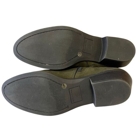 St. John’s Bay Army Green Sued Ankle Booties Size 7.5 - Picture 8 of 9